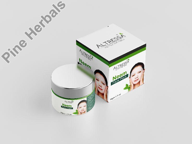 Altressa Neem Face Pack, for Parlour, Packaging Type : Plastic Box