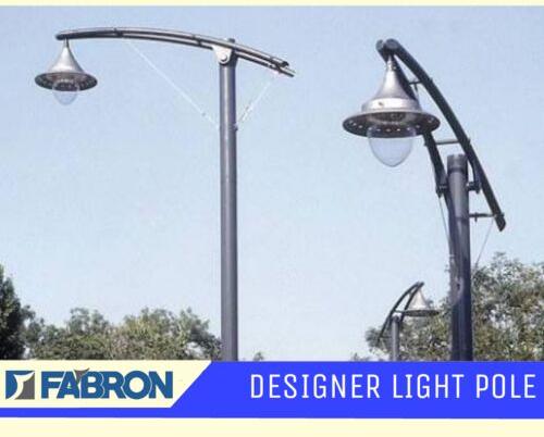 Mild Steel With Coating Decorative Light Pole, for Outdoor