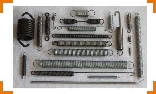 Polished Metal Extension Springs, Style : Coil