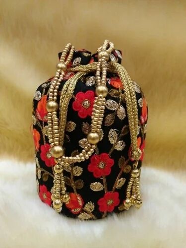 Potli Bag, Color : Black