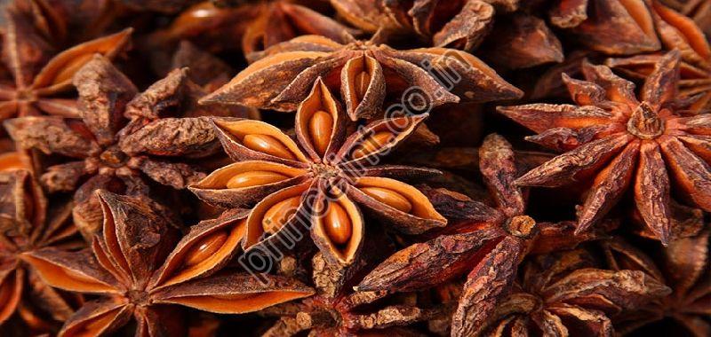 Organic Star Anise Seeds, Color : Brown