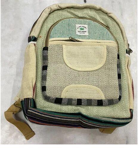 Knitted Hemp Backpack, Size : 60x45 Inch (LxW)