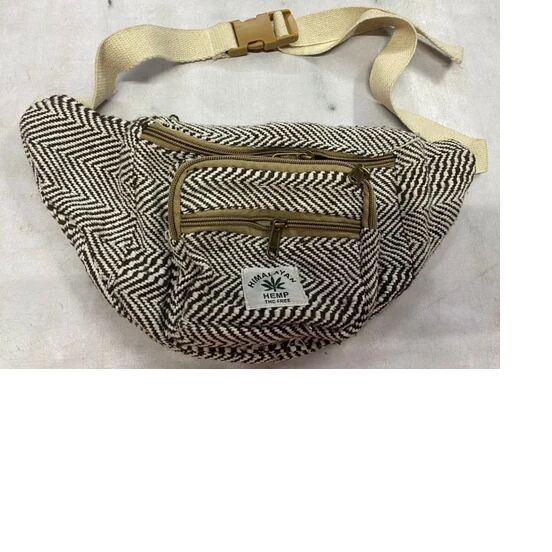 Ladies Hemp Knitted Waist Bag, for To Carry Items