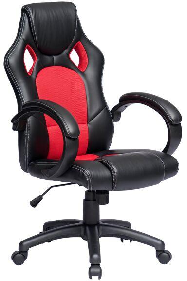 PVC Back Executive Chair, Color : Black, Red