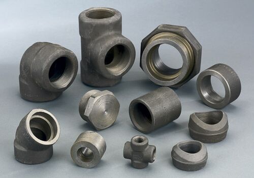 Round Shape Polished Forged Pipe Fittings, for Industrial, Feature : Excellent Quality