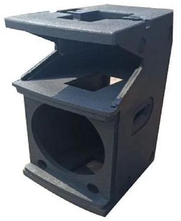 Black Rectangular Line Array Speaker Cabinet, Size : 10 Inch