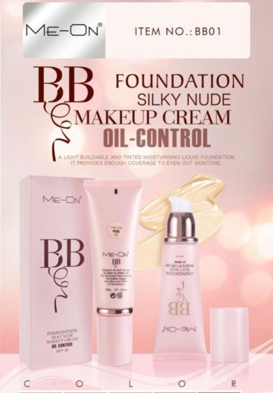 Me-On BB Cream Foundation, for Face, Packaging Type : Plastic Tube