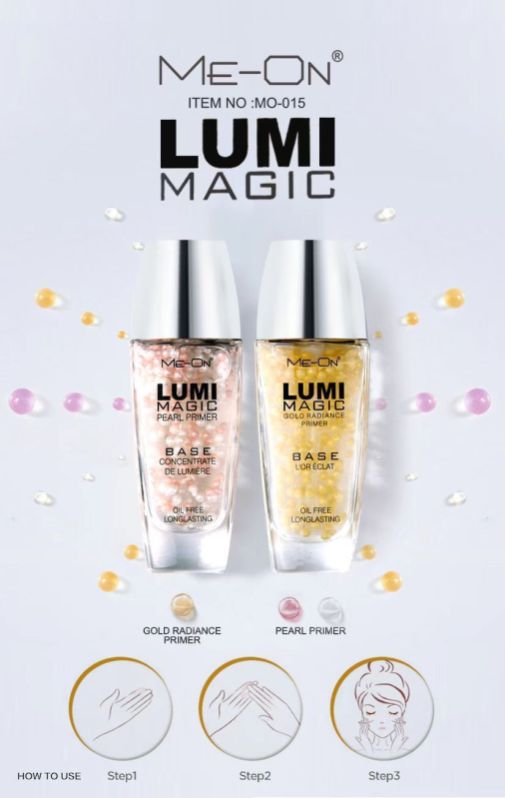 Me-on Lumi Magic Pearl Primer, for Skin Product Use, Form : Liquid