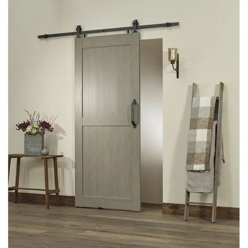 Polished PVC Hollow Door, Color : Grey