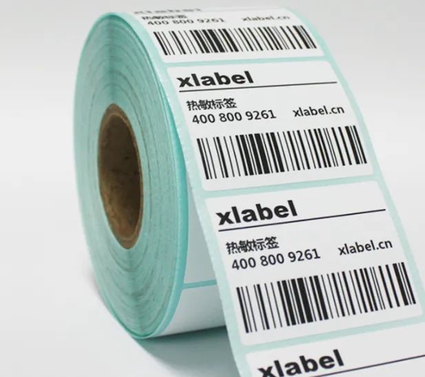 PVC Adhesive Barcode Sticker, for Bags, Garment Industry, Inventory