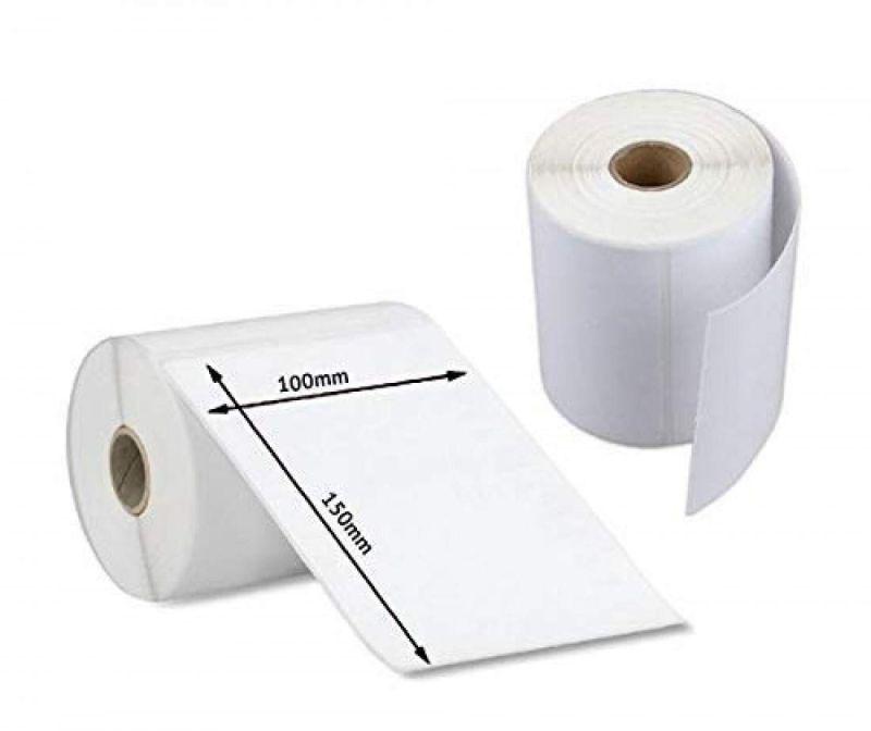 Laser Cutting Thermal Paper Barcode Sticker, For Bags, Garment Industry, Inventory, Packaging Type : Roll