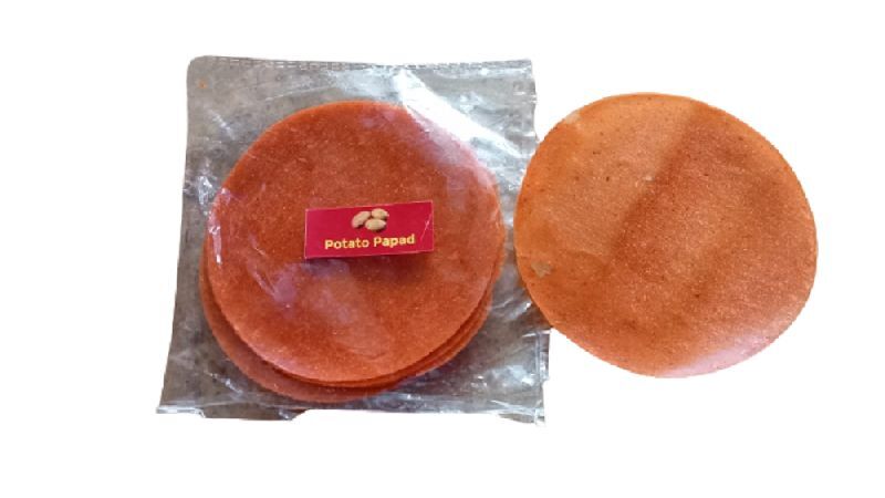 Mithu potato papad, Color : Reddish