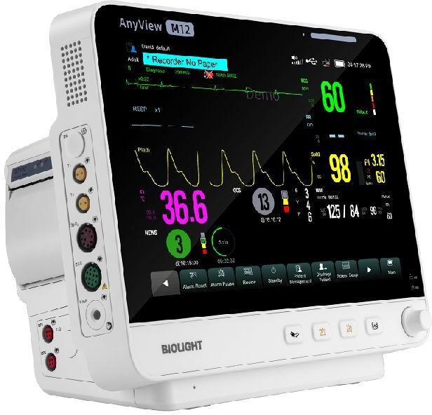 Biolight M12 Patient Monitor, for Hospital Use, Screen Size : 12inch