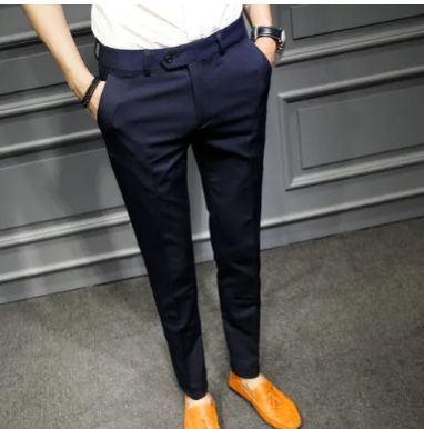 Emporio Armani Trousers - Navy w. Stripe » New Styles Every Day-demhanvico.com.vn
