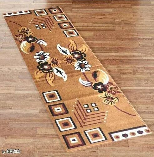 Rectangular Wool Designer Carpet, Pattern : Printed