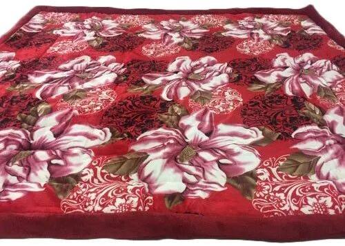 Printed Woolen Quilt, Size : 6x6 Feet