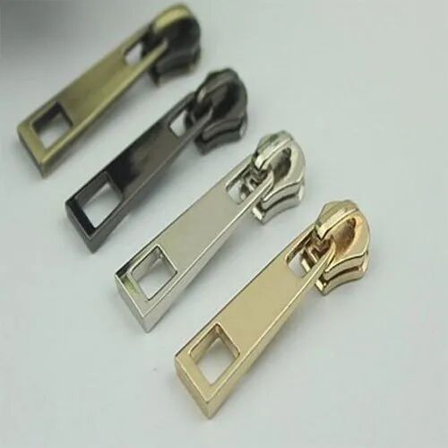 Silver Polished Metal Zipper Puller
