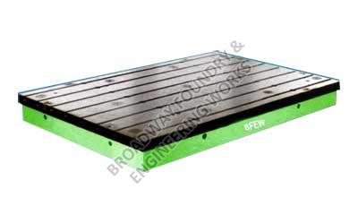 Cast Iron T Slot Bed Plate