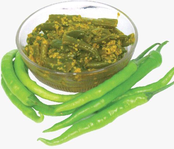 Green Chilli Pickle, For Home, Hotel, Taste : Spicy