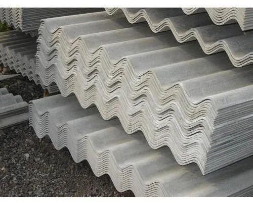 Rectangular GI Cement Roofing Sheet, for Construction, Feature : Rust Proof, Water Proof