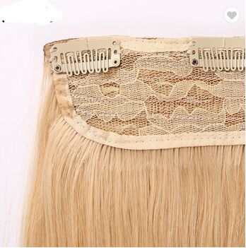 One Piece Clip In Hair Extension, for Parlour, Personal, Style : Straight, Wavy