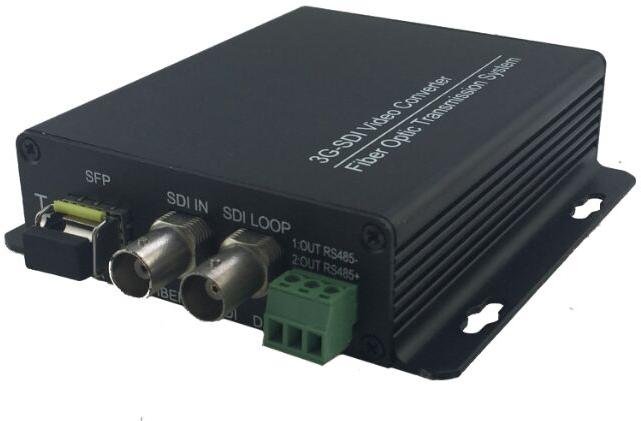 one channel 3G SDI video fiber converter with loopout