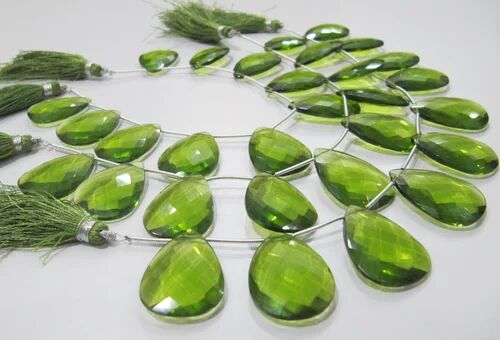 Green Natural Larimar Beads