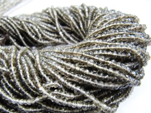 Smoky Quartz Beads, Size:3mm