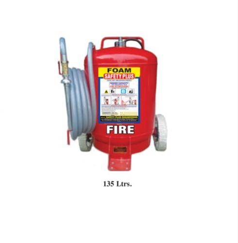 135 Ltr Mechanical Foam Fire Extinguisher, Gas Type : Dry Chemical Powder