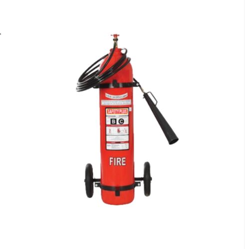 Trolley Mounted CO2 Fire Extinguisher, Feature : Eco-Friendly, High Pressure, Non Breakable