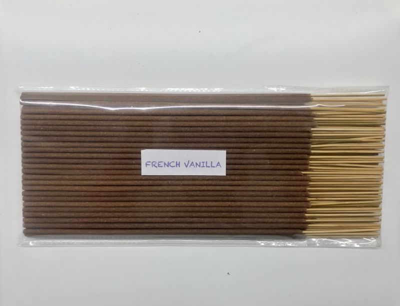 Bamboo French Vanilla Incense Sticks, for Aromatic, Packaging Type : Carton