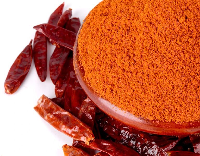 Organic Extra Hot Chilli Powder, for Fast Food, Sauce, Snacks, Feature : Gluten Free, Dairy Free