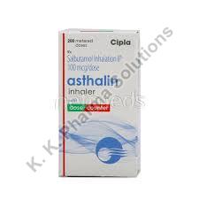 Cipla Plastic Asthalin 100mcg Inhaler Salbutamol For Asthma, Bronchitis