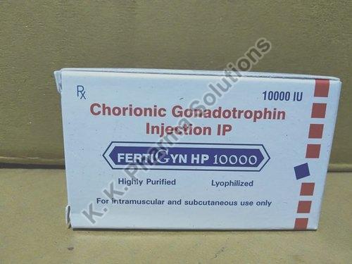Chorionic gonadotrophin fertigyn hp 10000 injection, Feature : Antibiotic, Easy Operation, Safety