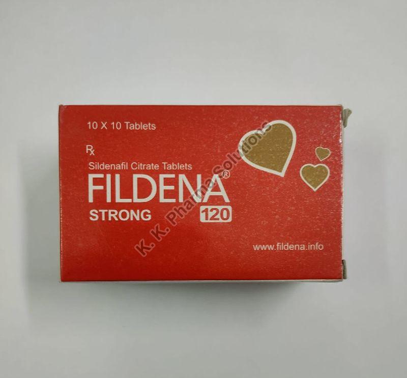 Fildena Strong 120mg Tablets, Type Of Medicines : Allopathic