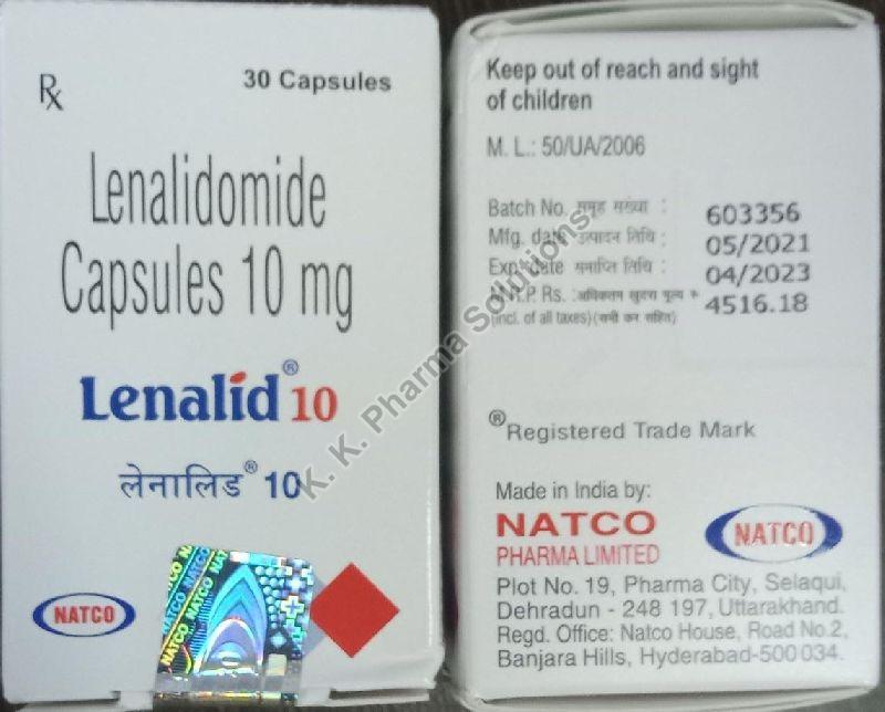 Lenalid 10 mg lenalidomide capsules for COMMERICAL