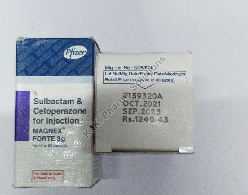 Magnex 3gm Sulbactam Cefoperazone Injection For Commerical