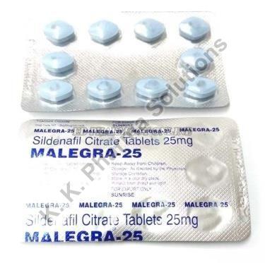 Malegra 25 Sildenafil Tablets