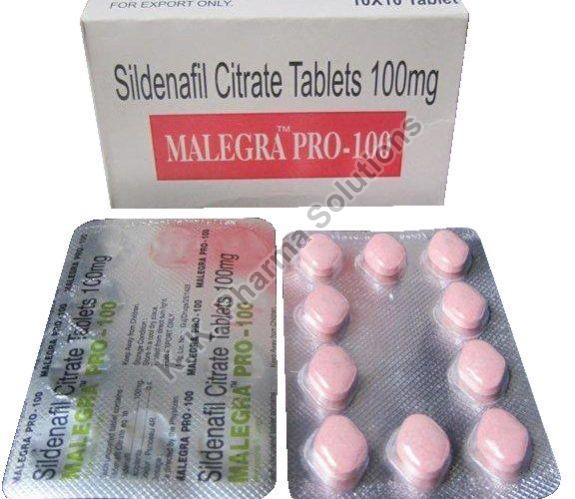 malegra pro 100 sildenafil citrate tablets