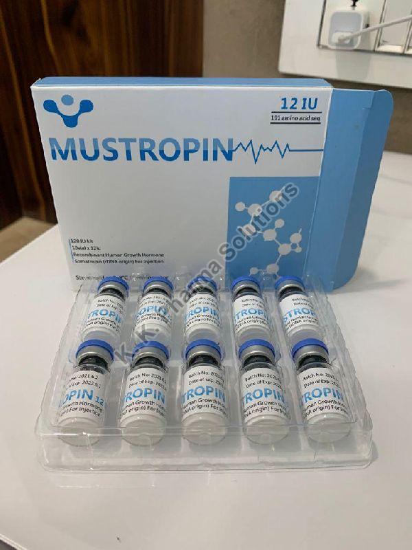 Mustropin Human Growth Hormone Injection, Packaging Type : Glass Bottle, Medicine Type : Allopathic
