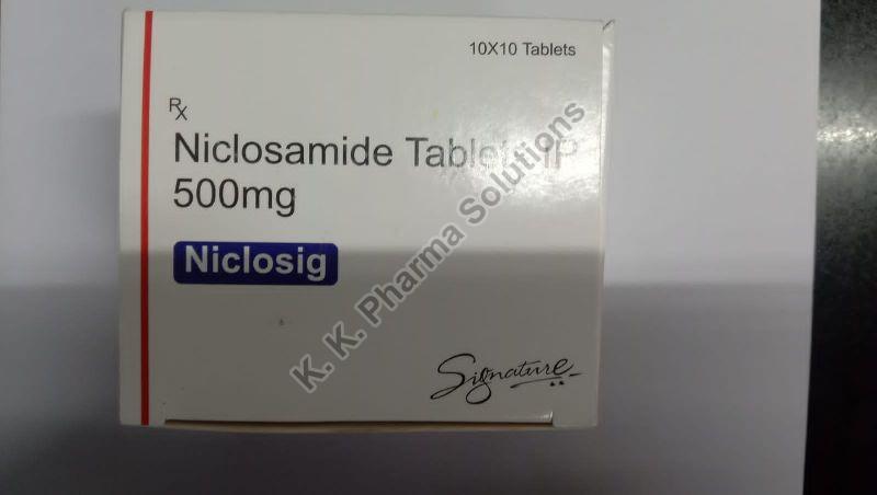 niclosamide niclosig 500 mg tablets