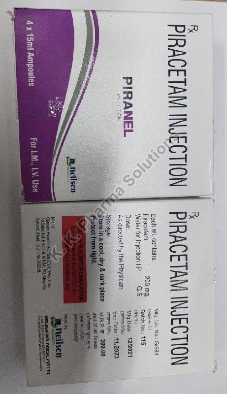 Pirapil Injection (Piracetam 200mg) for COMMERCIAL