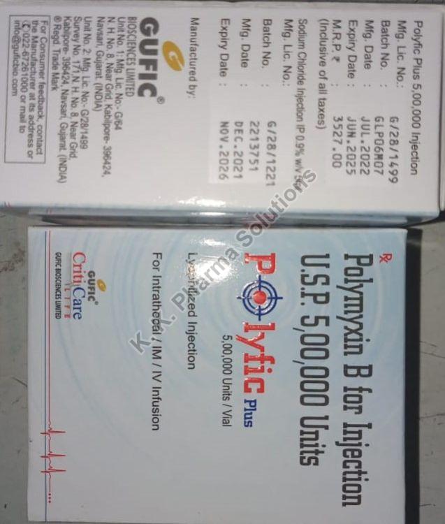 Polyfic plus polymyxin b injection