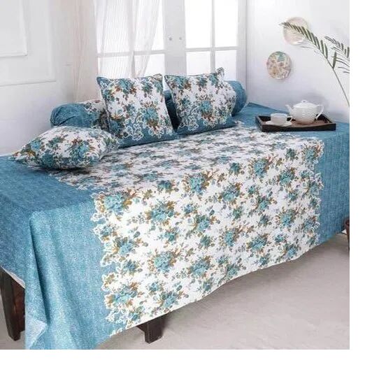 Cotton Quilted Bed Sheet, Pattern : Printed