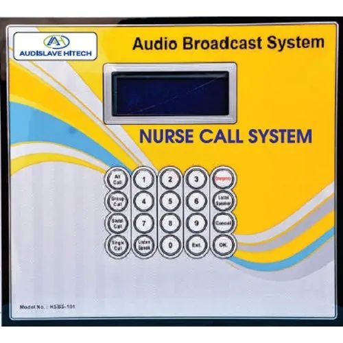 Two way audio broadcast nurse call system