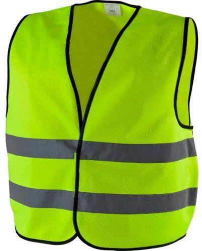 Sleeveless Polyster Garrison Safety Reflective Jacket, for Construction, Size : Standard