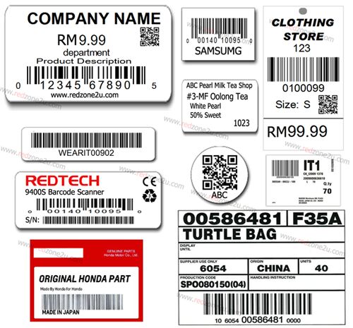 Barcode Labels PRINTING, Pattern : Plain, Printed