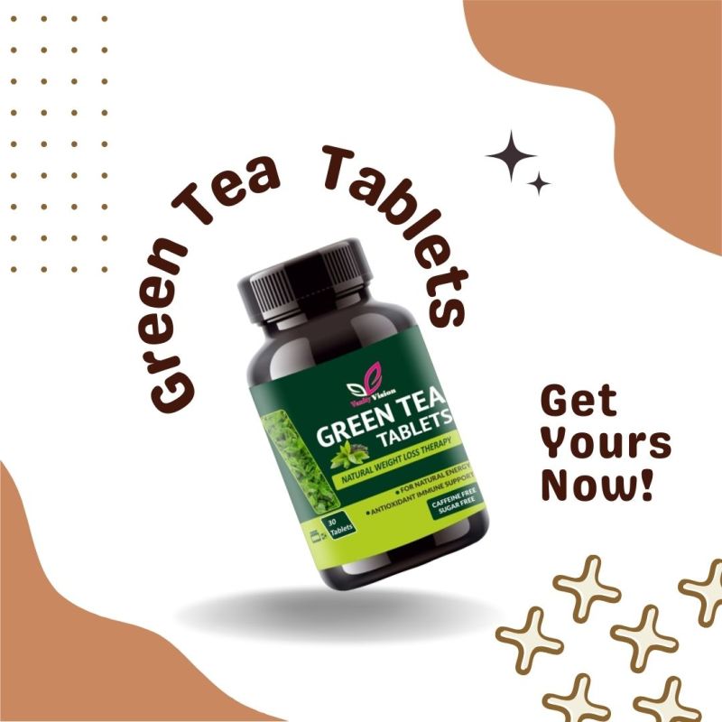 Vanity Vision herbal green tea tablets, Packaging Type Bottle, Shelf