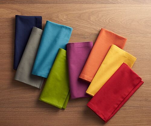 Plain Cotton Napkin, Color : Multicolor
