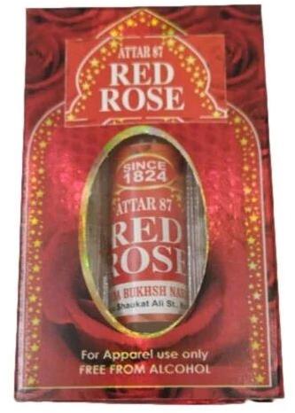 AL- Noor Red Rose Attar, Packaging Size : 8 ml